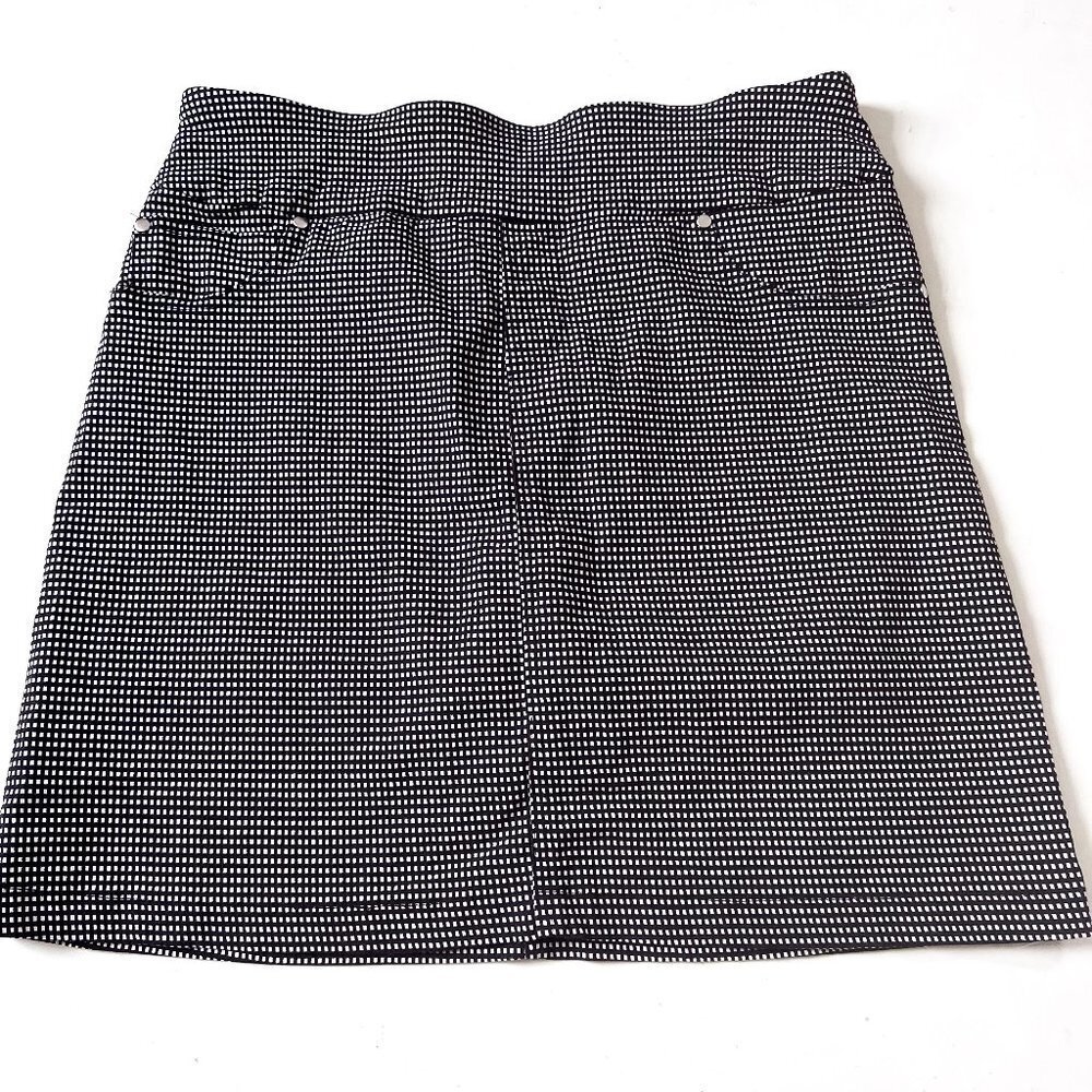 Counterparts Black and White gingham super stretch Skort SIze 10